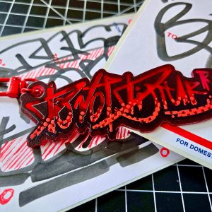 Do Not Disturb Graffiti Charm