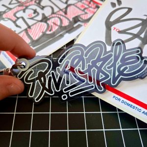 Invisible Graffiti Charm